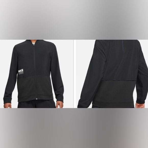 Nike Dri-FIT Men's Training Jacket Black Size XXL pockets CZ7123-010